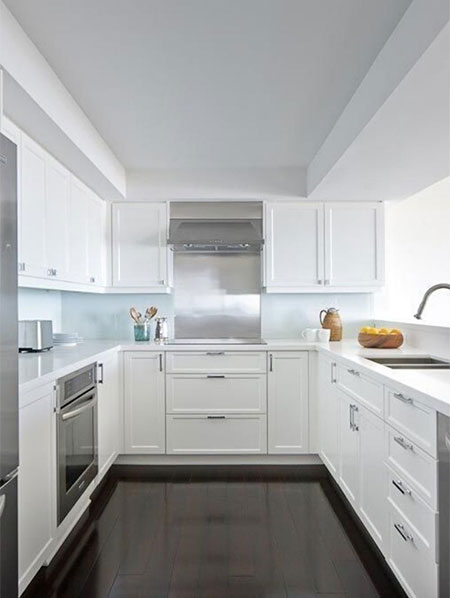 u shaped kitchen design