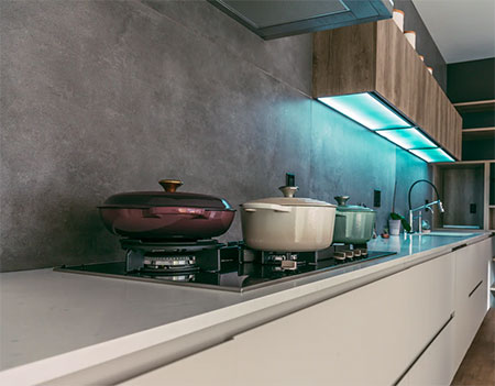 one wall kitchen design