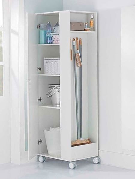 find extra space for storage in corners