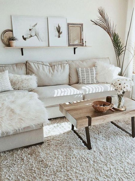 how to arrange corner sofa