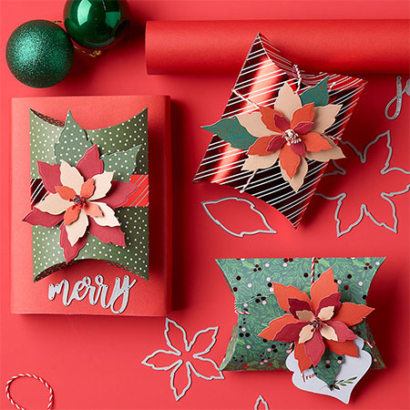 Make Christmas Gift Boxes with Coloured or Printed Card