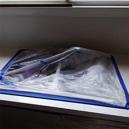 cover any areas not being painted