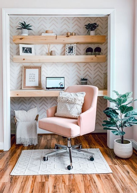 meet the cloffice office in a closet