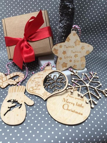 cnc printed gift tags