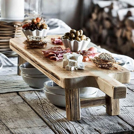 how to make wooden serving plates or platters