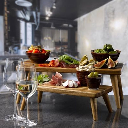 diy wood serving plates or platters