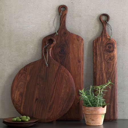 ideas wooden serving plates