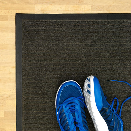 wipe your feet before entering home