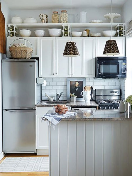 how to avoid clutter in kitchen