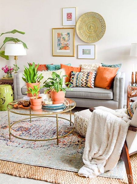 what is boho decorating style