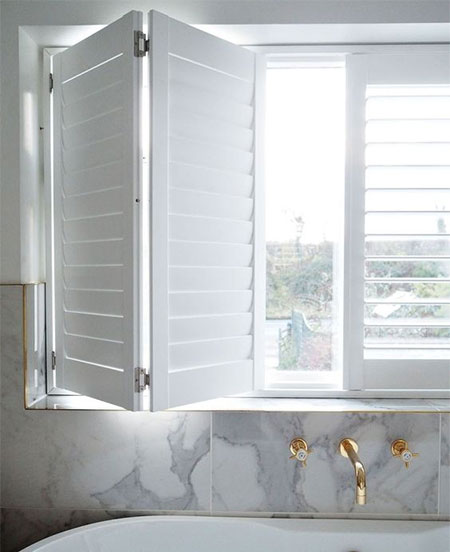 Shutters provide protection against harmful UV rays