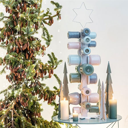 Upcycle Food Jars to Make an Advent Calendar