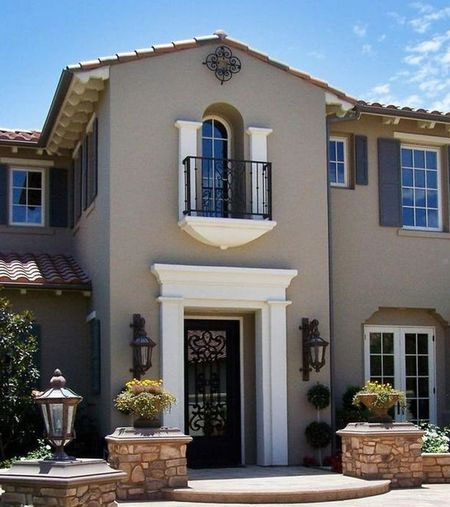 neutral home exterior paint colour