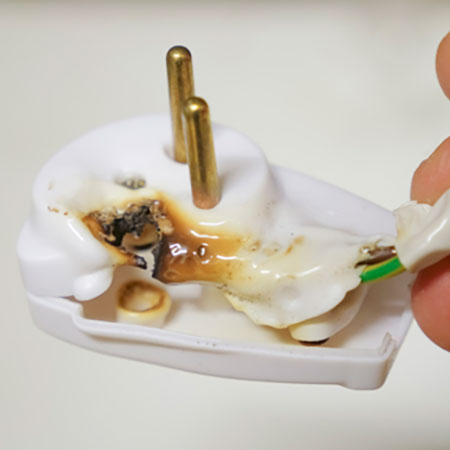 don't ignore Smell of burning plastic