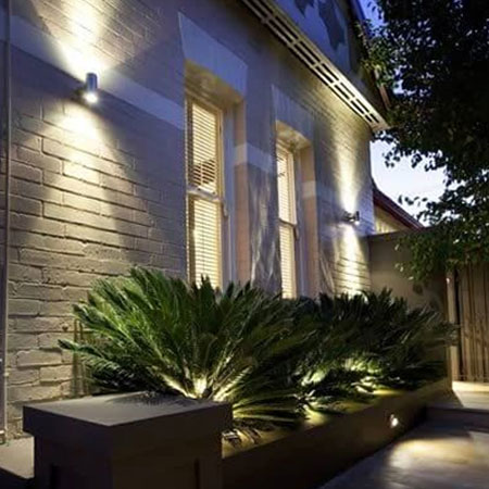 landscape lighting for home security