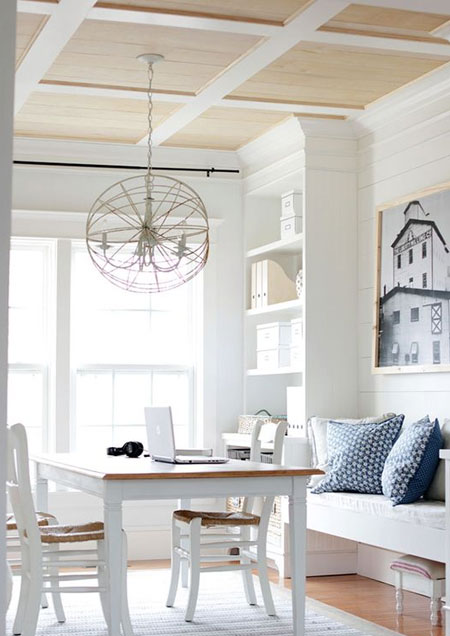 diy coffered ceiling for high ceilings