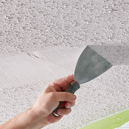 how to remove or cover up popcorn ceiling