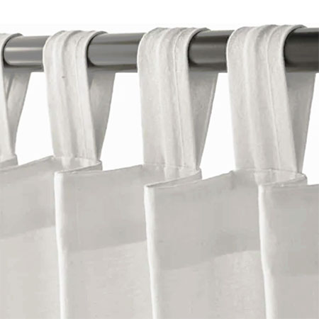 Quick Tip: For those that don't like Tab Top Curtains