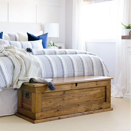 store bed linens in dry dust-free storage