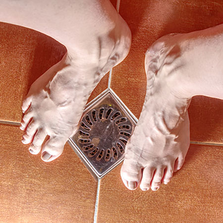 what is smell coming up drains