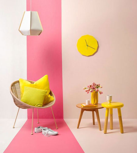 paint colourful walls