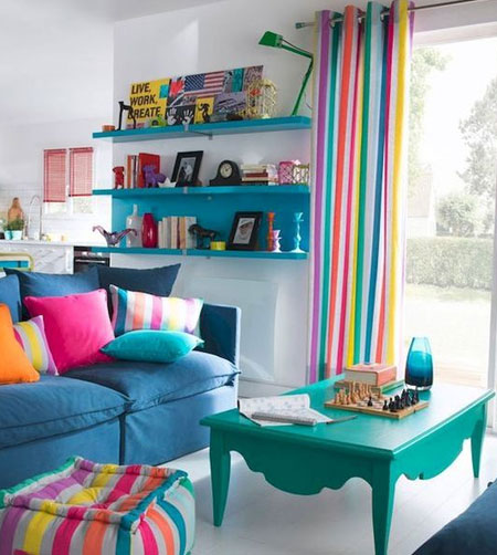paint colourful furniture