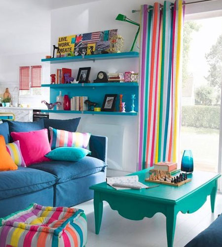 paint colourful furniture