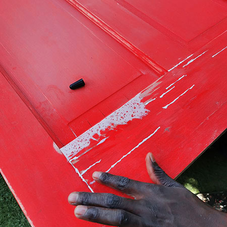 Repair Damage to Wood Front Door