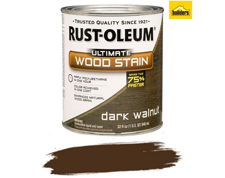 rust-oleum ultimate wood stain dark walnut