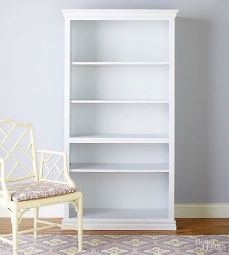 transform plain bookcase