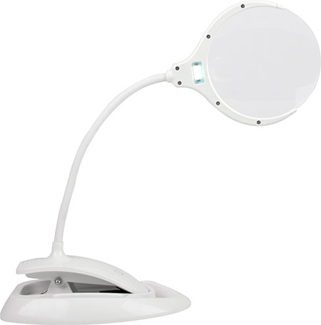 Tork Craft’s new magnifying LED rechargeable desk lamp