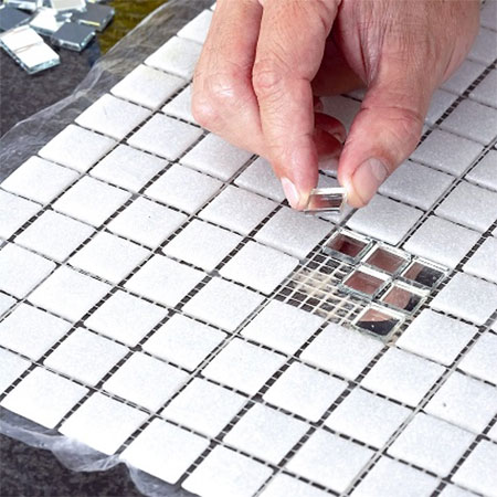 how to install mosaic tile splashback