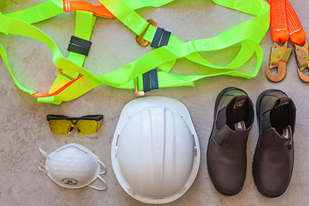 safety gear for painting roof