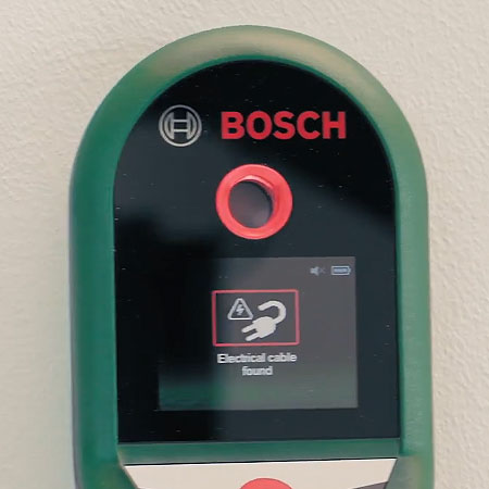 check walls with digital detector