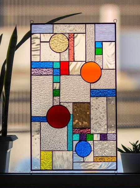 ideas for diy stained glass