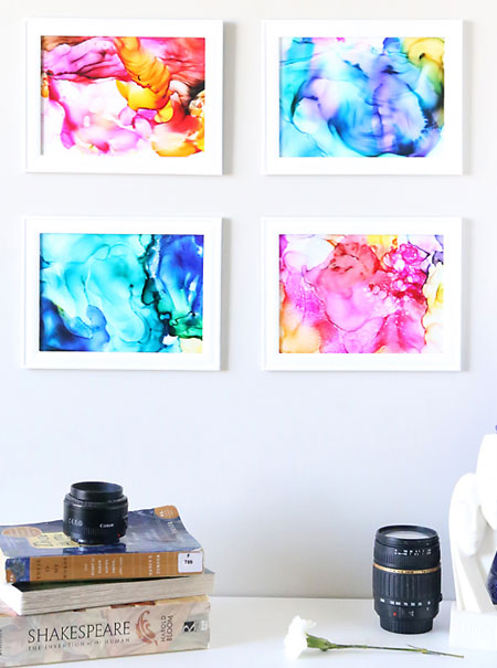 fired ink art ideas
