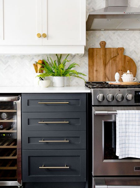 2 tone kitchen cabinets