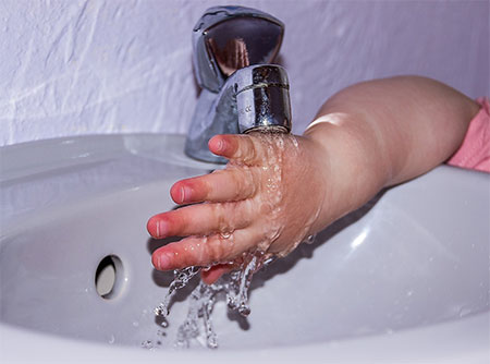 prevent scalding to children