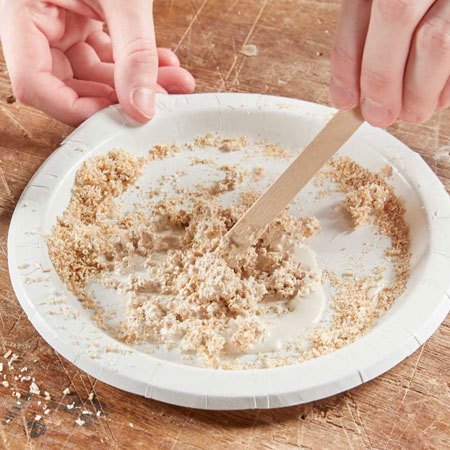 how to fill holes in wood and disguise screws