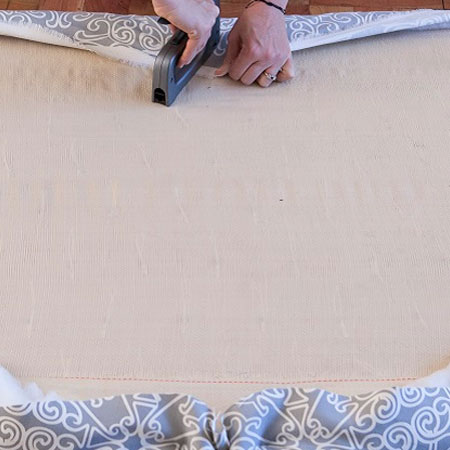 how to reupholster headboard