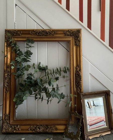 vintage secondhand mirror frame
