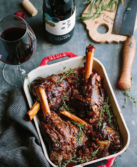Warm up with hearty, slow-braised Karoo lamb shank