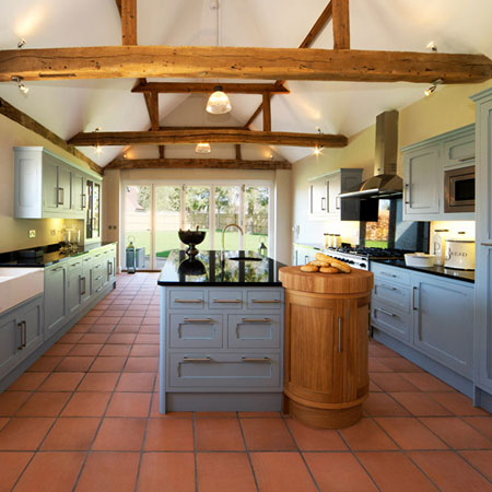 terracotta kitchen floor tiles