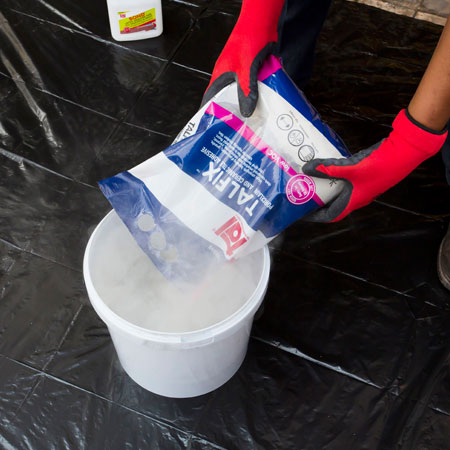 replace broken floor tile