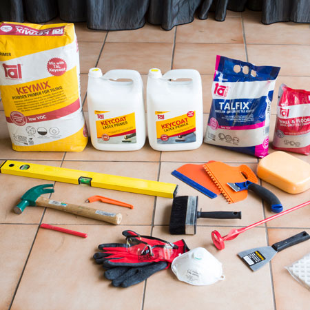 replace broken floor tile