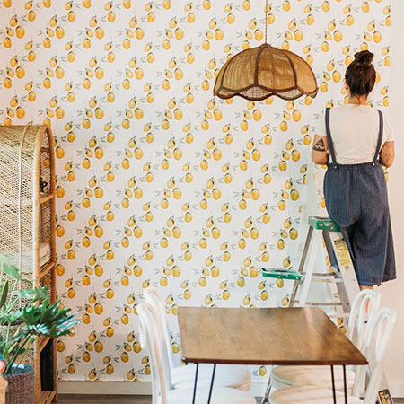 Transform your dining room with Wallflora summertime vibes