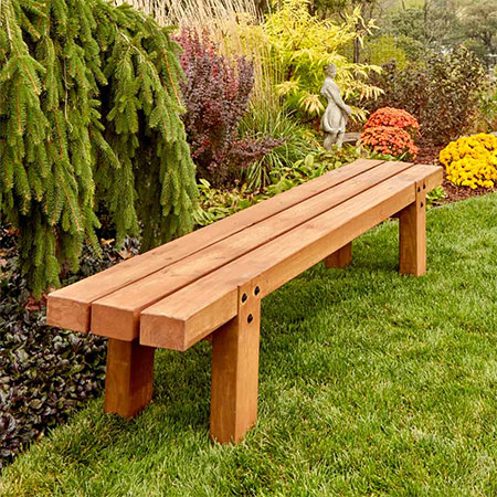 Make a Low Cost, Easy Slat Bench with Stylish Design