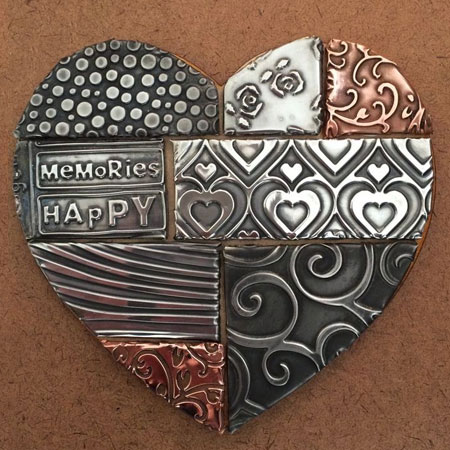 how to craft with aluminium or copper foil tape