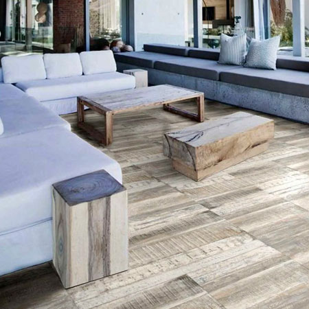 range of wood-look tiles