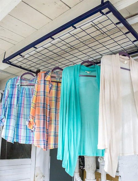 How to turn a Crib Base into a Laundry Drying Rack
